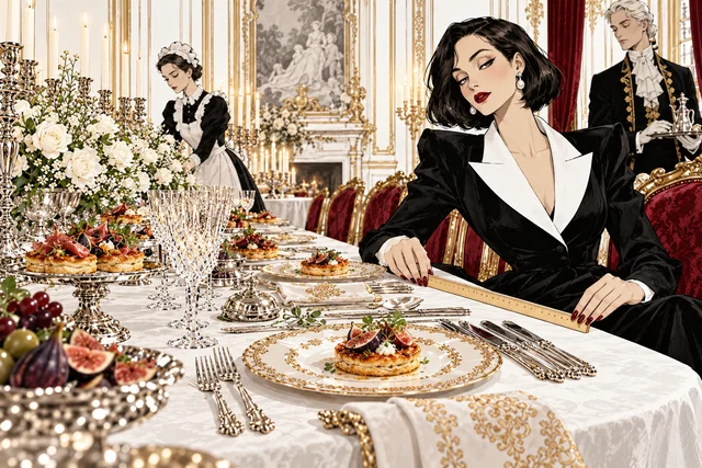 The Art of Setting a Table editorial illustration
