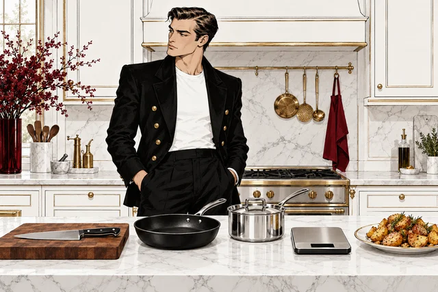 The Five-Tool Kitchen editorial illustration